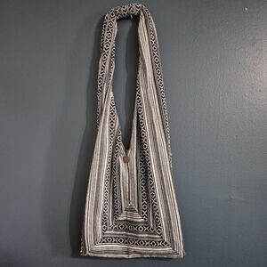 Ark Imports Hand Stitched Cotton Boho Shoulder Bag
